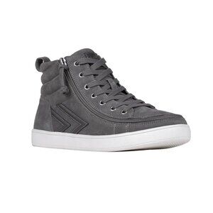 NEW Billy Footwear Men Ten9 Adaptive Hi-Top Gray Suede Sneaker Size 10.5 M KF281